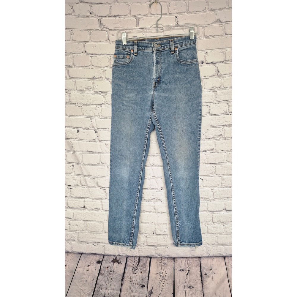 Levi's Light Wash Blue Straight Leg Jeans
